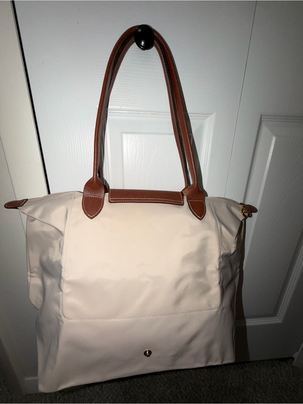 Longchamp Tote Bag Le Pliage Original Shoulder Nylon Leather Papier - Picture 12 of 15